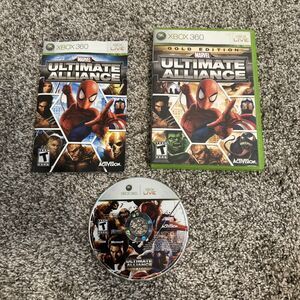 Marvel Ultimate Alliance Gold Edition Xbox 360 Free Shipping Tested Working